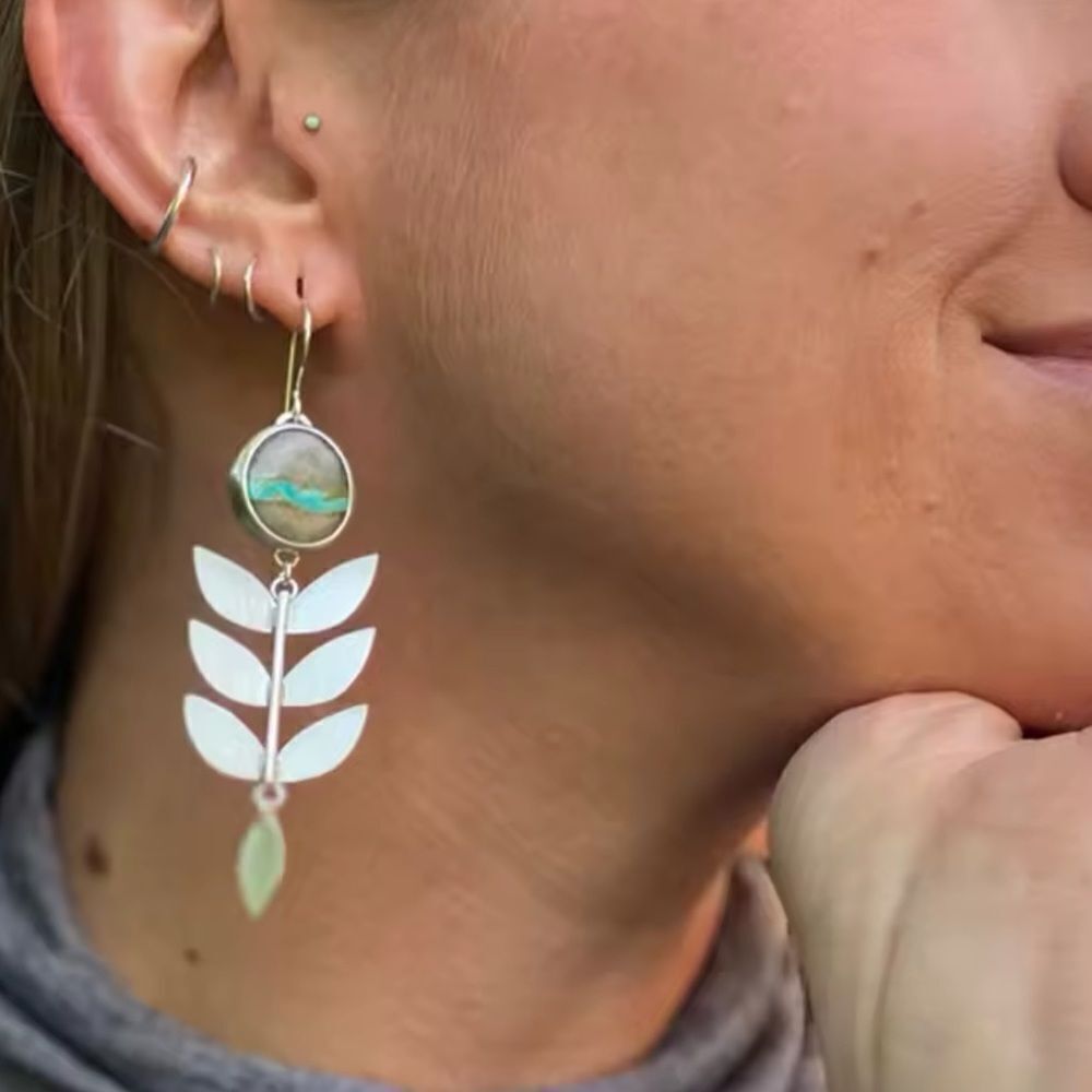 Bohemian drop earrings N620